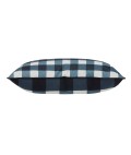 Basil Bangs | Outdoor Cushion | Gingham | Black Basil Bangs | Outdoor Cushion | Gingham | Black